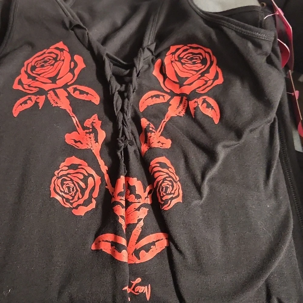 RED ROSE Tank Top - Picture 2 of 16